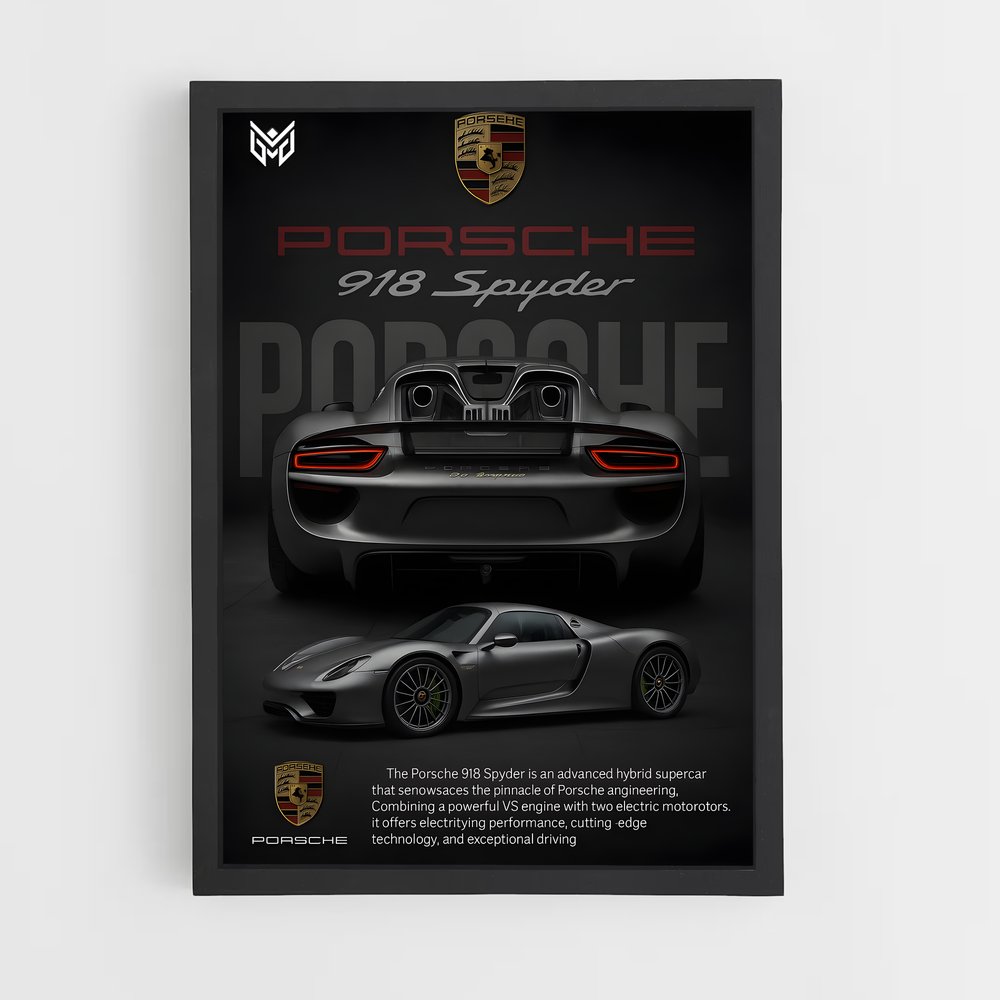 Poster 912 Spyder Concept – affiche Porsche (vue 2)